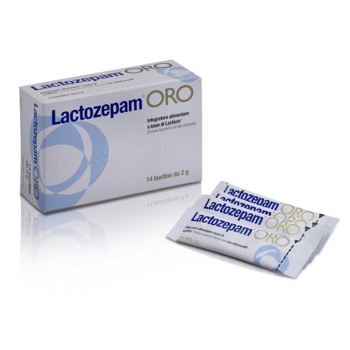 LACTOZEPAM ORO GRANULATO OROSOLIBILE A BASE DI LACTIUM 14 BUSTINE DA 2 G