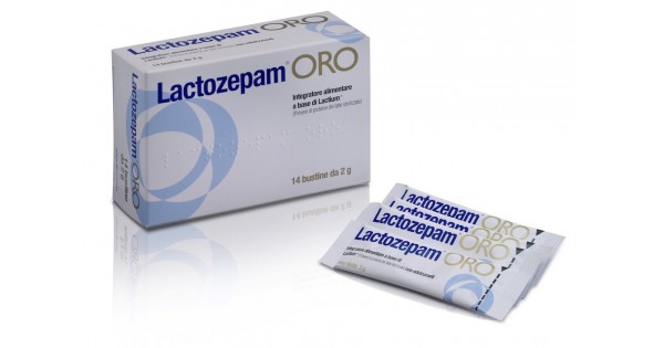 LACTOZEPAM ORO GRANULATO OROSOLIBILE A BASE DI LACTIUM 14 BUSTINE DA 2 G