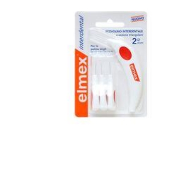 ELMEX INTERDENTAL SCOVOLINO INTERDENTALE 2 MM 6 TESTINE + MANICO