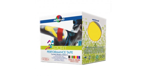 MASTER-AID SPORT PERFORM YELLOW TAPING NEUROMUSCOLARE 5 X 500 CM