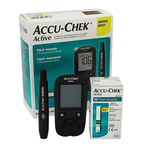 GLUCOMETRO ACCU-CHEK ACTIVE MG/DL KIT INF 1 PEZZO