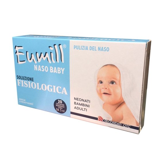 EUMILL NASO BABY SOLUZIONE FISIOLOGICA 20 MONODOSE 5 ML