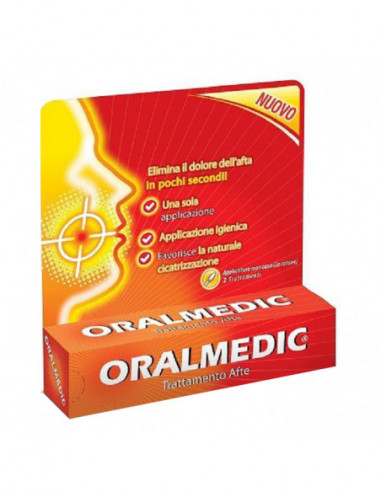 ORALMEDIC LIQUIDO TRATTAMENTO AFTE 2 APPLICATORI