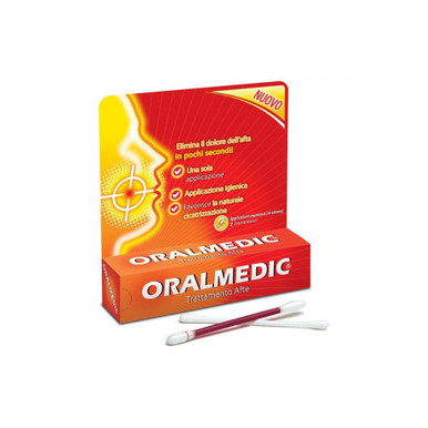 ORALMEDIC LIQUIDO TRATTAMENTO AFTE 2 APPLICATORI