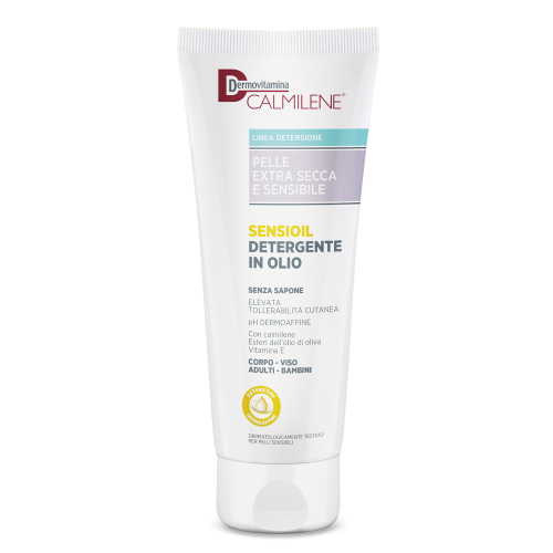 DERMOVITAMINA CALMILENE SENSIOIL DETERGENTE IN OLIO SENZA SAPONE PER PELLE EXTRA SECCA E SENSIBILE 250 ML