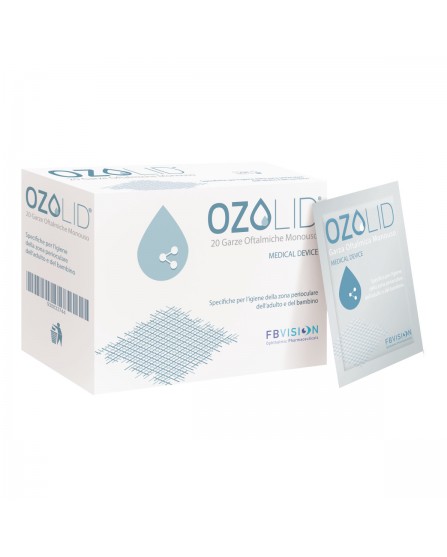 GARZA OZOLID OFTALMICA TNT CON OLIO OZONIZZATO IN FOSFOLIPIDI LIPOZONEYE 20 PEZZI