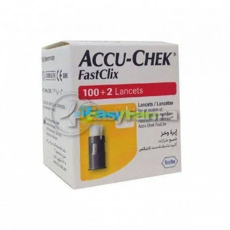 LANCETTE PUNGIDITO ACCU-CHEK FASTCLIX 100 + 2 PEZZI