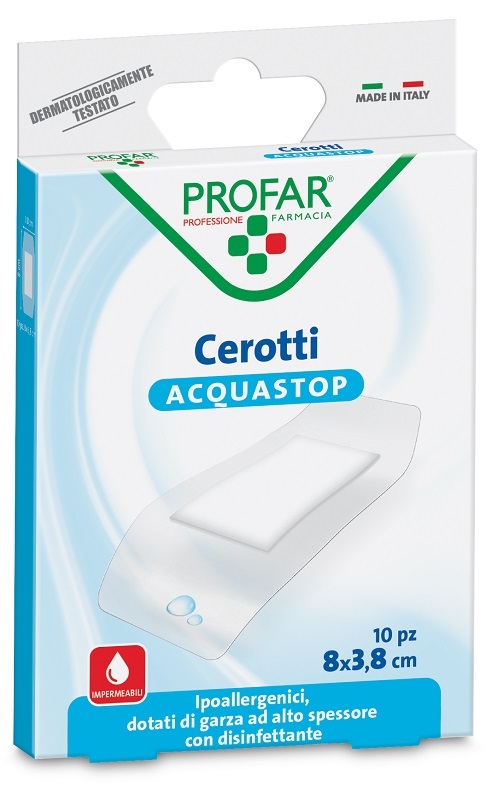 ACQUASTOP SUPER 8X3,8 CM 10 CEROTTO