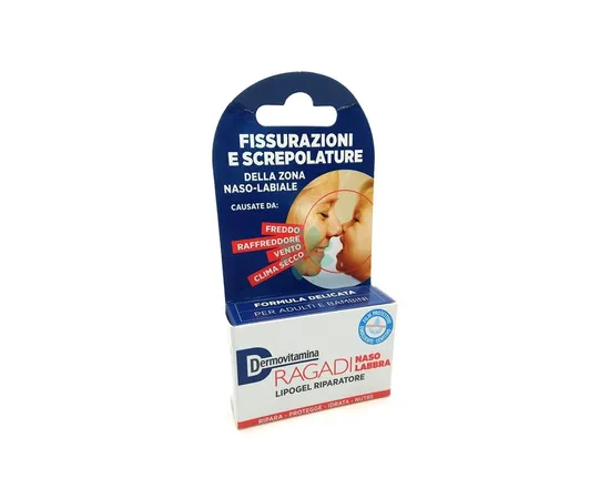 DERMOVITAMINA RAGADI NASO E LABBRA LIPOGEL RIGENERANTE 8 ML