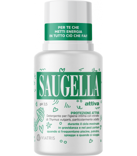 SAUGELLA ATTIVA PH 3,5 PROTEZIONE ATTIVA DETERGENTE IGIENE INTIMA 100 ML