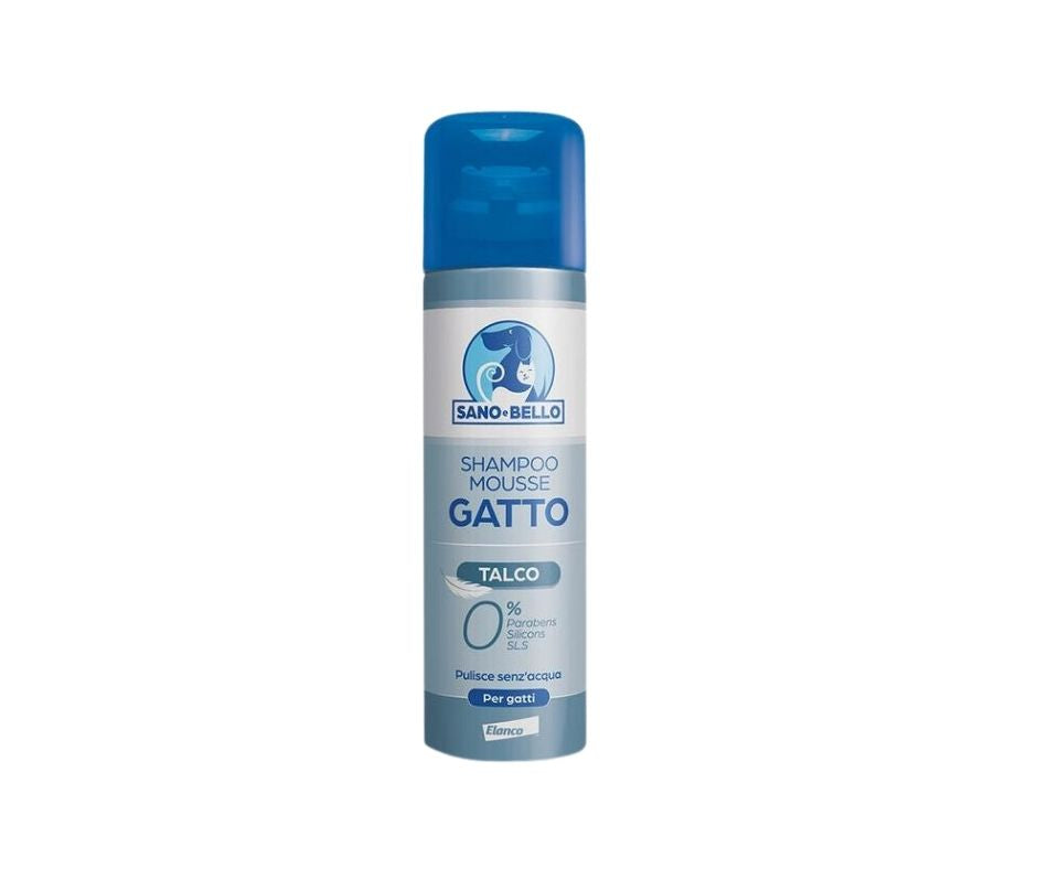 SANO E BELLO SHAMPOO MOUSSE GATTO FLACONE 200 ML