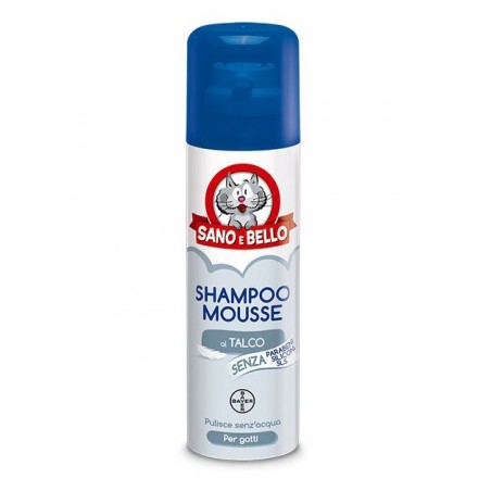 SANO E BELLO SHAMPOO MOUSSE GATTO FLACONE 200 ML