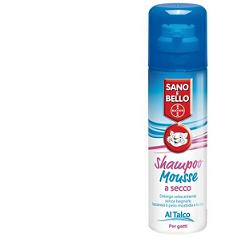 SANO E BELLO SHAMPOO MOUSSE GATTO FLACONE 200 ML