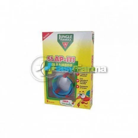 JUNGLE FORMULA SLAP-IT BRACCIALETTO ANTI-ZANZARE PER BAMBINI+ 2 RICARICHE