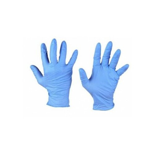 GUANTO MONOUSO IN NITRILE BLU SUPERFICIE MICRORUVIDA EKO ZERO PW SENZA POLVERE MISURA 9 LARGE 100 PEZZI