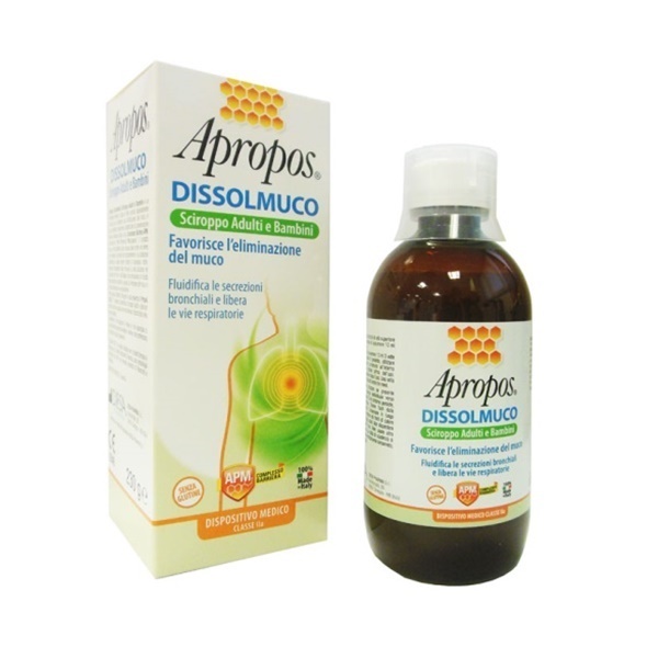 APROPOS DISSOLMUCO SCIROPPO ADULTI E BAMBINI 230 G