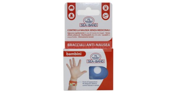 BRACCIALE ANTI NAUSEA PER BAMBINI P6 NAUSEA CONTROL 2 PEZZI