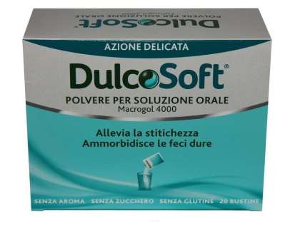 DULCOSOFT POLVERE PER SOLUZIONE ORALE 20 BUSTINE