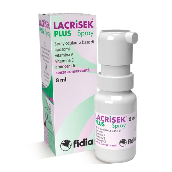 LACRISEK PLUS SPRAY SENZA CONSERVANTI SOLUZIONE OFTALMICA 8 ML