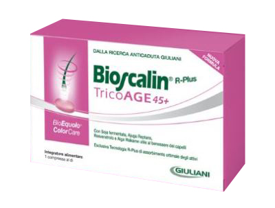 BIOSCALIN TRICOAGE 45+ COMPRESSE 60 COMPRESSE