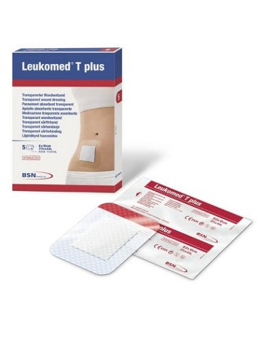 MEDICAZIONE POST-OPERATORIA LEUKOMED T PLUS TRASPARENTE IMPERMEABILE 8 X 10 CM