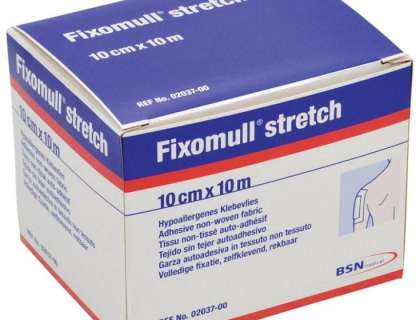 FASCIA AUTOADESIVA IPOALLERGENICA FIXOMULL STRETCH PER FISSAGGIO CATETERI M 10 X 10 CM