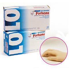 GUANTO IN LATTICE FORHANS MISURA LARGE 100 PEZZI