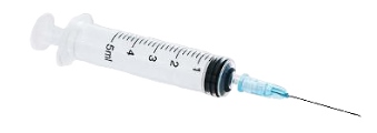 SIRINGA STERILE 5ML CON AGO ULTRASOTTILE E INDOLORE APIROGENA MONOUSO GAUGE 23 INNESTO LUER 1 PEZZO