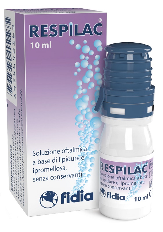 SOLUZIONE OFTALMICA RESPILAC A BASE DI LIPIDURE E IPROMELLOSA 10 ML