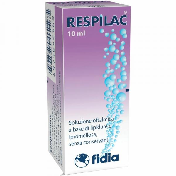 SOLUZIONE OFTALMICA RESPILAC A BASE DI LIPIDURE E IPROMELLOSA 10 ML