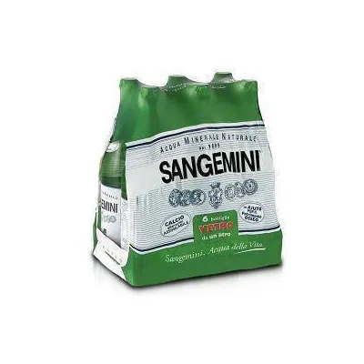 SANGEMINI ACQUA MINERALE NATURALE MICROBIOLOGICAMENTE PURA 6 X 1 L