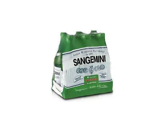 SANGEMINI ACQUA MINERALE NATURALE MICROBIOLOGICAMENTE PURA 6 X 1 L