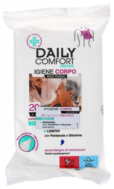 DAILY COMFORT SENIOR PANNI IGIENE CORPO 24 PEZZI