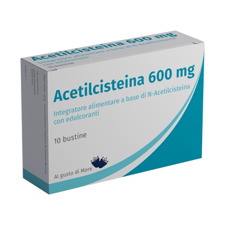 ACETILCISTEINA 600 MG GUSTO MORA 10 BUSTINE