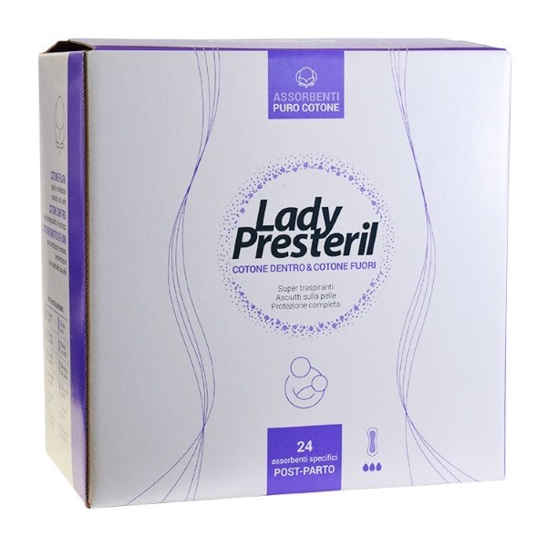 LADY PRESTERIL POSTPARTO 24 PEZZI