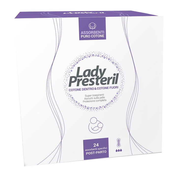 LADY PRESTERIL POSTPARTO 24 PEZZI