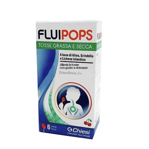 FLUIPOPS 6 LECCA LECCA GUSTO CILIEGIA PER TOSSE