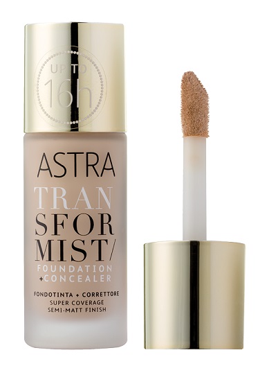 ASTRA TRANSFORMIST FOUNDATION + CONCEALER N01 18 ML