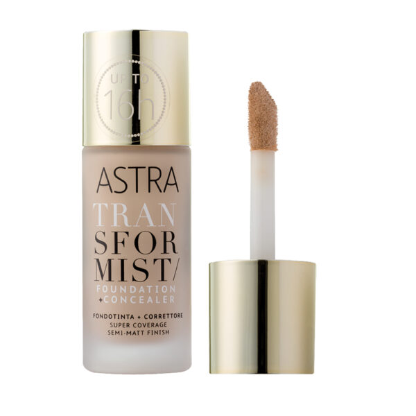 ASTRA TRANSFORMIST FOUNDATION + CONCEALER N01 18 ML