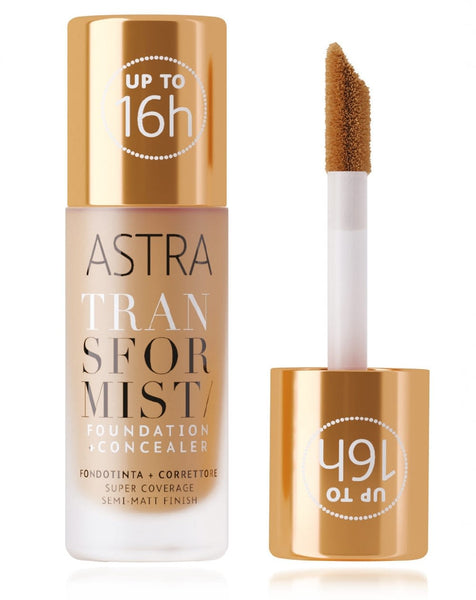 ASTRA TRANSFORMIST FOUNDATION + CONCEALER N04 18 ML