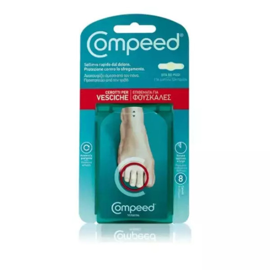 COMPEED CEROTTI PER VESCICHE DITA PIEDI 8 PEZZI CARTON