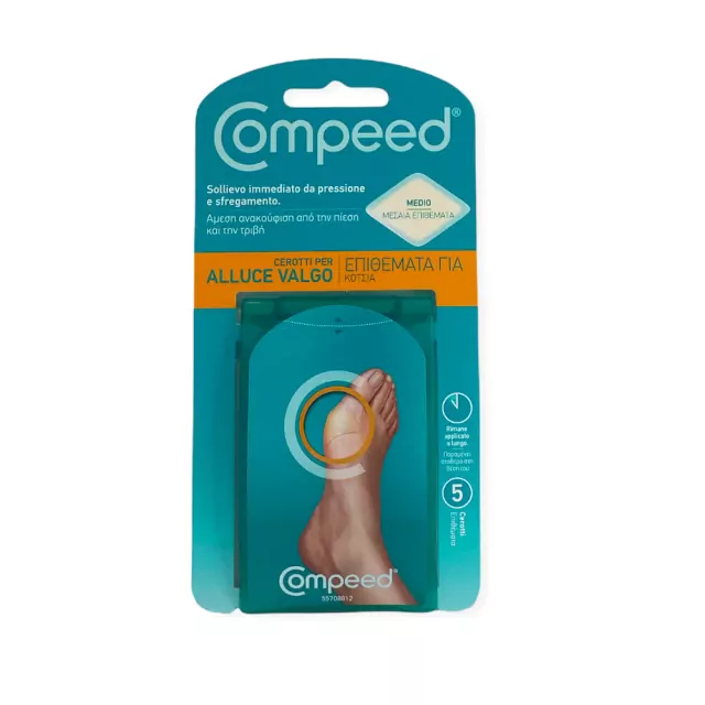 COMPEED CEROTTI PER ALLUCE VALGO 5 PEZZI