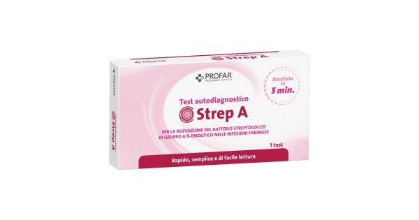 TEST STREPTOCOCCO PROFAR CON CASSETTA A POZZETTO 1 PEZZO