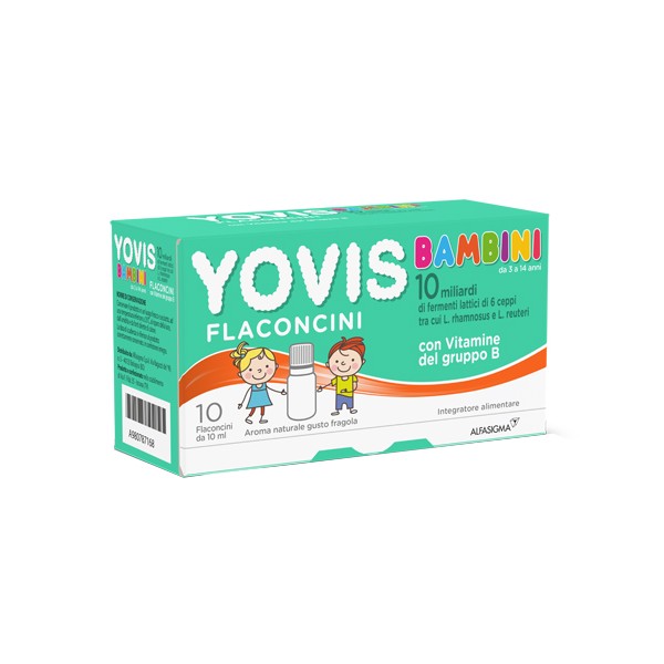 YOVIS BAMBINI FRAGOLA 10 FLACONCINI DA 10 ML