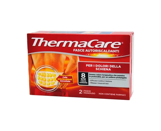 FASCIA AUTORISCALDANTE A CALORE TERAPEUTICO THERMACARE SCHIENA 2 PEZZI