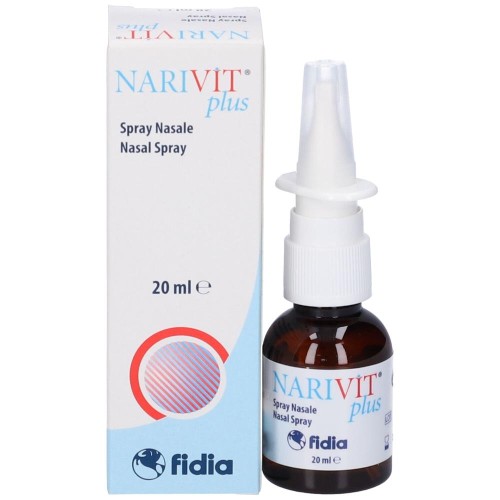 NARIVIT PLUS SPRAY NASALE 20 ML CON ACIDO IALURONICO CROSS-LINKATO D-PANTENOLO BIOTINA VITAMINA E VITAMINA E