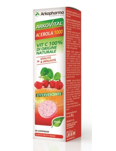 ARKOVITAL ACEROLA 1000 EFFERVESCENTE 20 COMPRESSE