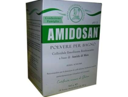 AMIDOSAN POLVERE DETERGENTE LENITIVA EMOLLIENTE RINFRESCANTE 14 BUSTE 40 G