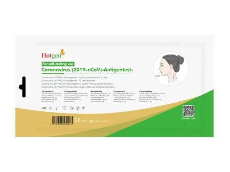 TEST ANTIGENICO RAPIDO COVID-19 HOTGEN AUTODIAGNOSTICO DETERMINAZIONE QUALITATIVA ANTIGENI SARS-COV-2 IN TAMPONI NASALI MEDIANTE IMMUNOCROMATOGRAFIA