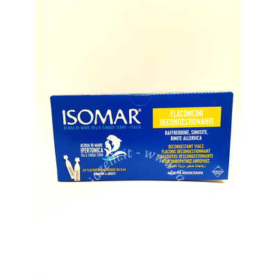 ISOMAR FLACONCINI DECONGESTIONANTI SOLUZIONE IPERTONICA 20 FLACONCINI 5 ML